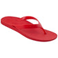 ARCHLINE Orthotic Thongs Arch Support Shoes Footwear Flip Flops Orthopedic - Red/Red - EUR 40