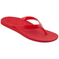 ARCHLINE Orthotic Thongs Arch Support Shoes Footwear Flip Flops Orthopedic - Red/Red - EUR 44