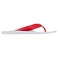 ARCHLINE Orthotic Thongs Arch Support Shoes Footwear Flip Flops Orthopedic - White/Red - EUR 36