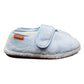 ARCHLINE Orthotic Plus Slippers Closed Scuffs Pain Relief Moccasins - Baby Blue - EU 35