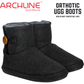 Archline Orthotic UGG Boots Slippers Arch Support Warm Orthopedic Shoes - Charcoal - EUR 35 (Women&