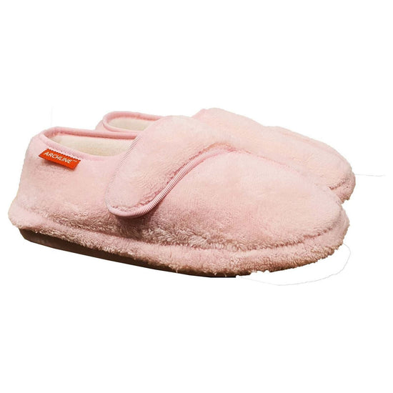 ARCHLINE Orthotic Plus Slippers Closed Scuffs Pain Relief Moccasins - Pink - EU 35