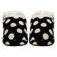 ARCHLINE Orthotic Slippers CLOSED Arch Scuffs Pain Moccasins Relief - Black/White Polka Dots - EUR 42 (Womens 11 US)