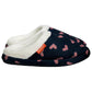 ARCHLINE Orthotic Slippers Slip On Scuffs Pain Relief Moccasins - Navy with Hearts - EUR 38 (Womens US 7)