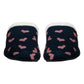 ARCHLINE Orthotic Slippers Slip On Scuffs Pain Relief Moccasins - Navy with Hearts - EUR 38 (Womens US 7)