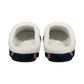ARCHLINE Orthotic Slippers Slip On Scuffs Pain Relief Moccasins - Navy with Hearts - EUR 38 (Womens US 7)