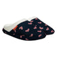 ARCHLINE Orthotic Slippers Slip On Scuffs Pain Relief Moccasins - Navy with Hearts - EUR 38 (Womens US 7)