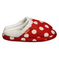 ARCHLINE Orthotic Slippers Slip On Scuffs Pain Relief Moccasins - Red Polka Dot - EUR 37 (Womens US 6)