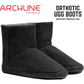 Archline Orthotic UGG Boots Slippers Arch Support Warm Orthopedic Shoes - Black - EUR 41 (Mens US 8)