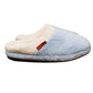 ARCHLINE Orthotic Slippers Slip On Arch Scuffs Pain Relief Moccasins - Baby Blue - EU 35