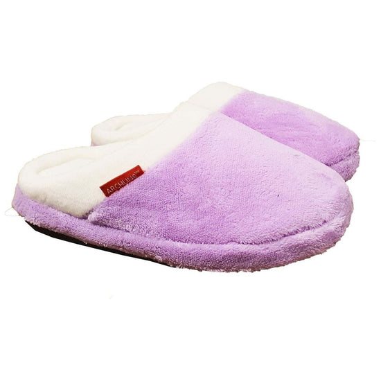 ARCHLINE Orthotic Slippers Slip On Arch Scuffs Pain Relief Moccasins - Lilac - EU 40