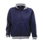 Identitee Mens Varsity Track Suit Top Jacket Jumper Long Sleeve Sunset Urban Casual - Navy - XXX-Large