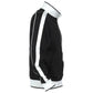 Identitee Ladies Track Top Jacket Tracksuit Warm Winter Full Zip Varsity Jumper - Black/White - L (14-16)