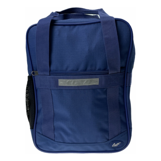 26L Leuts Backpack School Book Library Utility Carry Bag Backpack - Navy