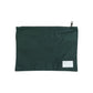 Leuts Twin Zip Jumbo Pencil Case Travel Bag Pouch Storage School Office Pen - Bottle Green