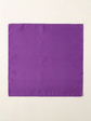 Plain Bandana 100% COTTON Head Wrap Durag Bandanna Summer Biker Scarf Mask - Purple