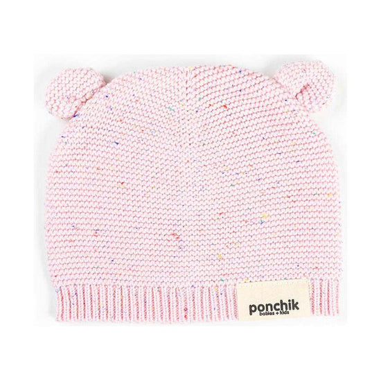 Ponchik Babies + Kids Bear Beanie Hat Warm Winter - Love - 12-24 Months