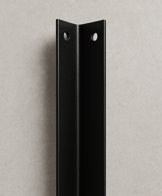 Heavy Duty Powder Coated Steel L Shape Corner Bracket 298mm x 38mm