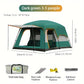 Tasman 3-5 Person Tent Camping Hiking Festival Pop Up Sleeping - Green