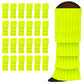 24x Womens Leg Warmers Disco Winter Knit Dance Party Crochet Legging Socks Costume - Fluro Yellow