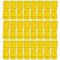 24x Womens Leg Warmers Disco Winter Knit Dance Party Crochet Legging Socks Costume - Yellow
