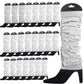 24 LEG WARMERS Knitted Womens Neon Party Knit Ankle Fluro Dance Costume 80s BULK - White