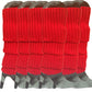 6x Womens Leg Warmers Disco Winter Knit Dance Party Crochet Legging Socks Costume - Red
