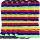 6x Womens Leg Warmers Disco Winter Knit Dance Party Crochet Legging Socks Costume - Rainbow