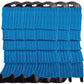 6x Womens Leg Warmers Disco Winter Knit Dance Party Crochet Legging Socks Costume - Topaz Blue