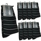 9 Pairs COTTON BUSINESS SOCKS Mens Dress Crew Plain Work Casual  BULK - Black - 6-11