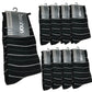 9 Pairs COTTON BUSINESS SOCKS Mens Dress Crew Plain Work Casual  BULK - Black - 6-11