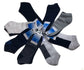 24x COTTON ANKLE SOCKS Sport Low Cut Mens Womens Running  BULK Anklet - Mixed Colour Pack - 6-11