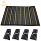 Set of 4 BAMBOO PLACEMATS Dinner Table Decor Party Natural Party 45x30cm BULK