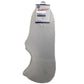 1 Pair NO SHOW BAMBOO SOCKS Non Slip Heel Grip Low Cut Invisible Footlet - White - 11-14