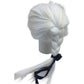 Colonial Wig Judge White Costume Halloween Party Fancy Royal Lawyer Dress