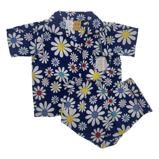 KIDS FLANNELETTE PYJAMAS PJs Boys Girls Flannel Pajamas Pyjama Winter Set PJ - Daisy Brights - 1