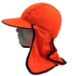 Hi Vis Legionnaire Hat Cap Sun Protection Workwear Legionnaires Fluro One Size - Fluro Orange