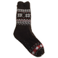 1 Pair Mens Non Slip Thick Fur Warm Winter Bed Socks Thermal Warm Cushion - One Size
