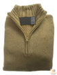 Mens Knit Jumper Pullover Sweater Knitted Casual Stretch Warm Winter  - Half Zip Maize 17 (KW14) - M
