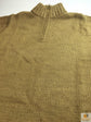 Mens Knit Jumper Pullover Sweater Knitted Casual Stretch Warm Winter  - Half Zip Maize 17 (KW14) - M