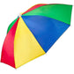 RAINBOW UMBRELLA HAT Rain Novelty Cap Costume Outdoor Camping Beach Fishing