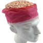 Zombie Brain Skull Cap Costume Halloween Bloody Headpiece Fancy Dress Bandage