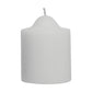 48x Premium Church Candle Pillar Candles White Unscented Lead Free 24Hrs - 5*10cm