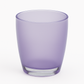 Bathroom Toothbrush Holder Caddy Storage Organizer Oval Tumbler Cup in Purple