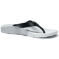 ARCHLINE Flip Flops Orthotic Thongs Arch Support Shoes Footwear - White/Black - EUR 36