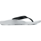 ARCHLINE Flip Flops Orthotic Thongs Arch Support Shoes Footwear - White/Black - EUR 36