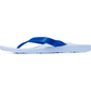 ARCHLINE Flip Flops Orthotic Thongs Arch Support Shoes Footwear - White/Blue - EUR 35