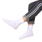 1x Pair COTTON Rich LOOSE TOP SOCKS Circulation Diabetic Comfort in White - 2-8