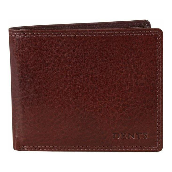 DENTS WALLET Genuine Italian LEATHER Mens Credit Card Holder Bifold GIFT BOX -