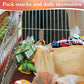 Set of 10 ECOCLAND Reusable Mesh Produce Bags Fruit Grocery Storage Washable Eco Bag